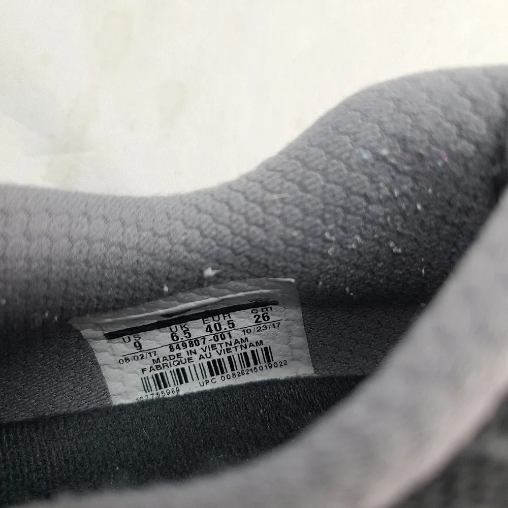 Nike Metcon 3 Womens Size 9 Shoes Black White 849807-001 Crossfit Lifting Runner